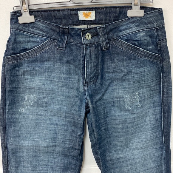 Antik Denim Original Vintage Crystal Logo CottonStretch Jeans NeverUsed - Picture 7 of 16